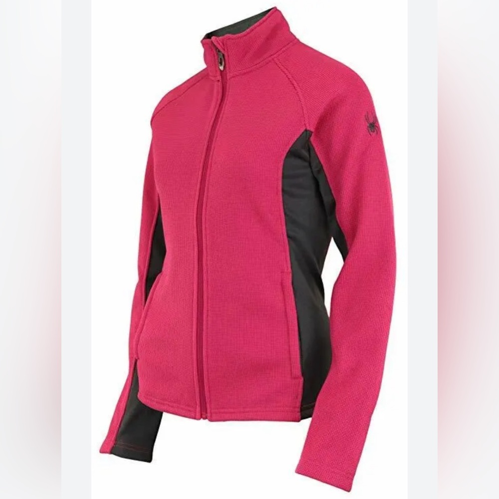 Spyder Women’s Full Zip Fleece Sweater Jacket, Size Medium, Warm!